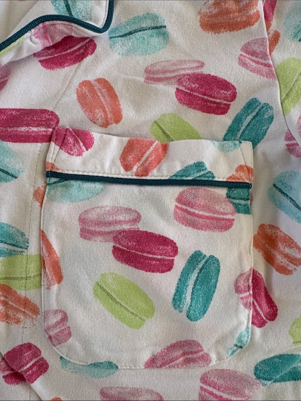 BedHead shorts Pajama Set in Macaron Print-XS - Picture 3 of 9